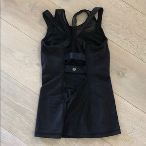 Black lululemon tank top